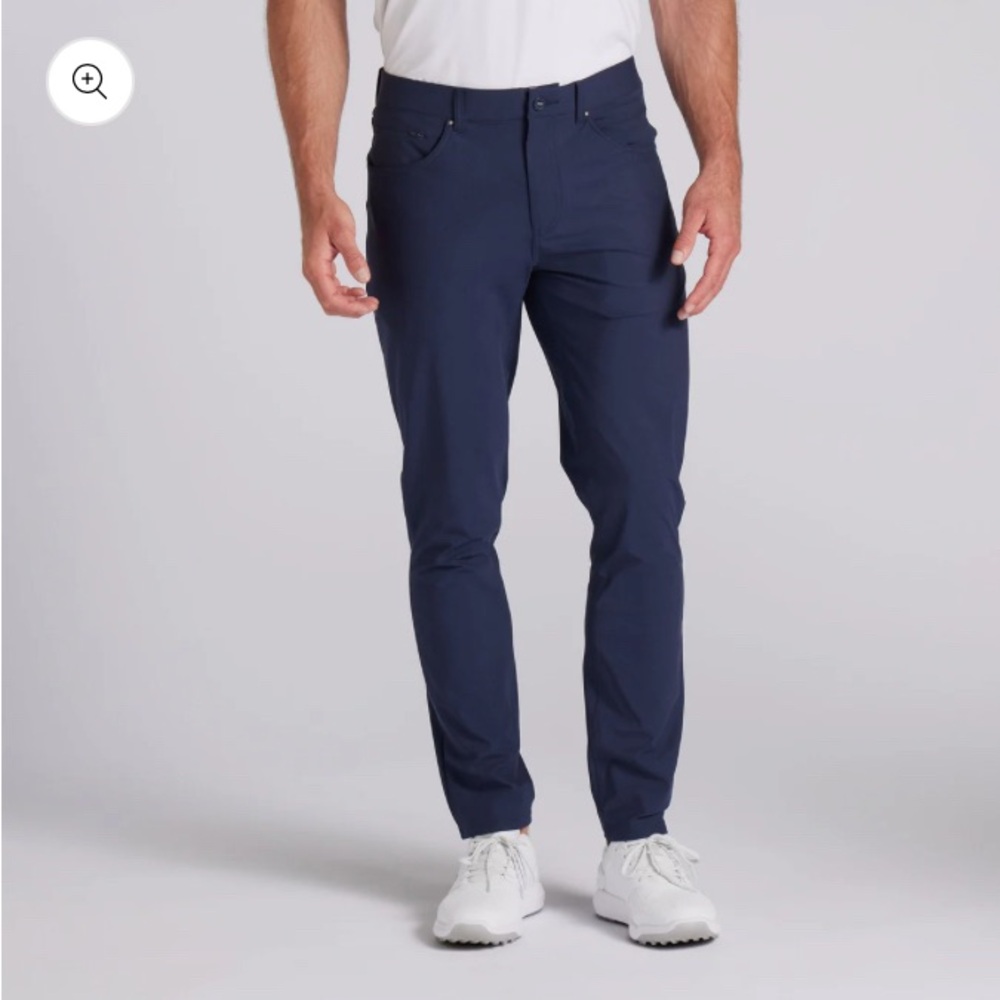 Men's Puma 5 Pocket Golf Navy Blue Pants